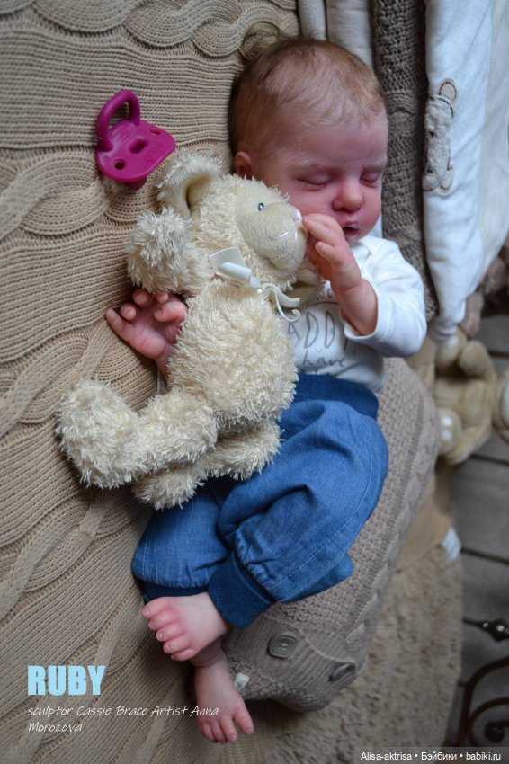 Малыш Руби родился. Кукла-реборн Анны Морозовой