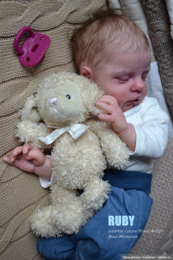 Руби родился и спешит к маме. Кукла-реборн Анны Морозовой