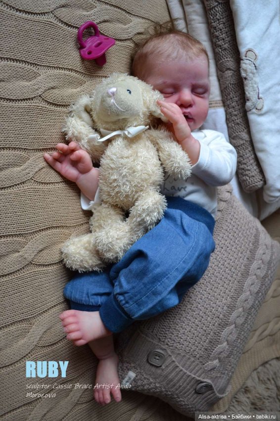 Руби родился и спешит к маме. Кукла-реборн Анны Морозовой