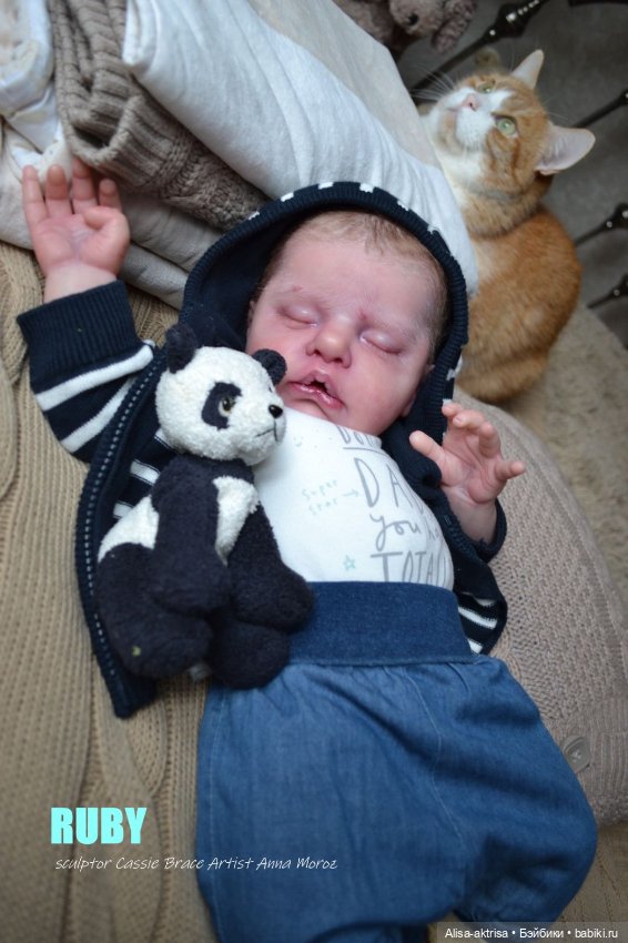 Руби родился и спешит к маме. Кукла-реборн Анны Морозовой (фото 5)