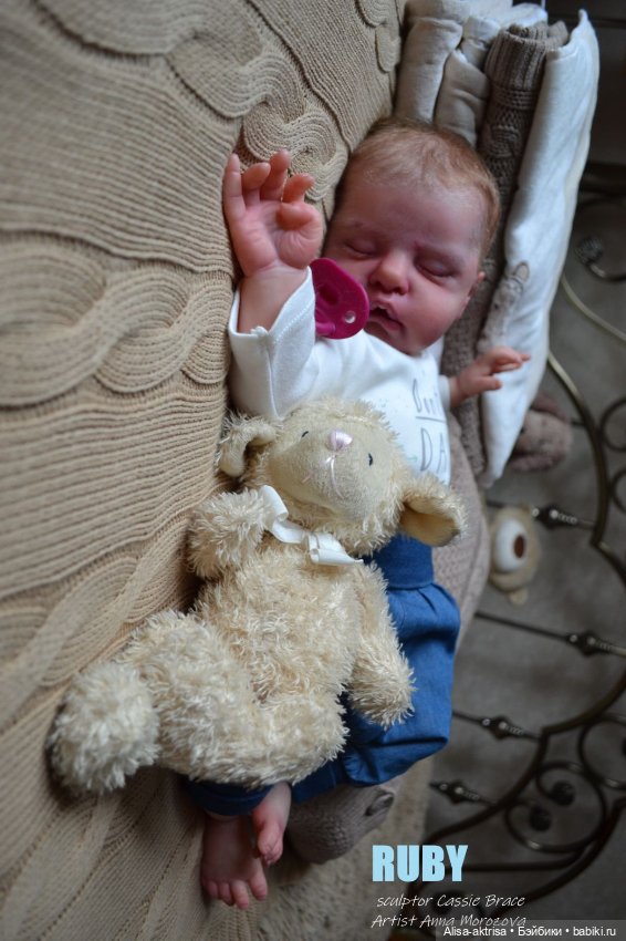 Руби родился и спешит к маме. Кукла-реборн Анны Морозовой