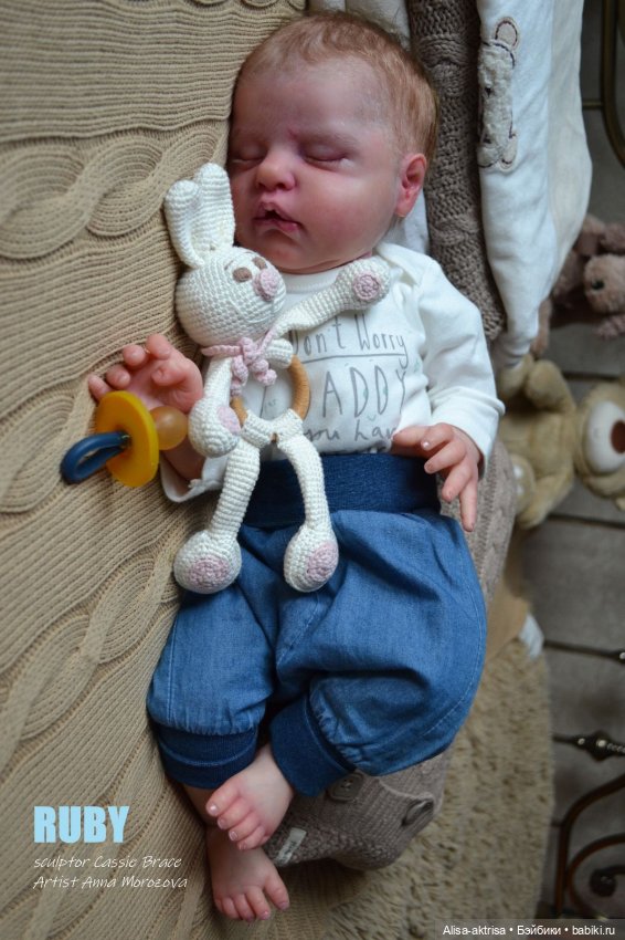 Малыш Руби родился. Кукла-реборн Анны Морозовой