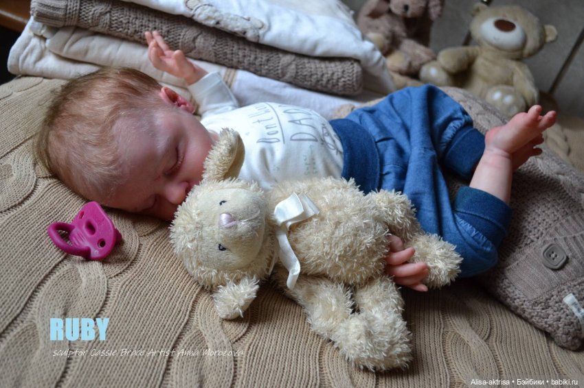 Малыш Руби родился. Кукла-реборн Анны Морозовой