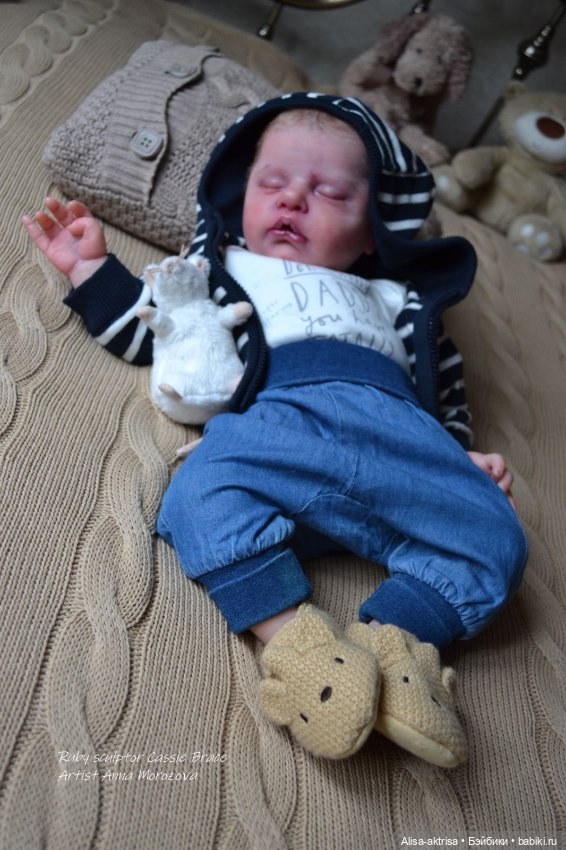 Руби родился и спешит к маме. Кукла-реборн Анны Морозовой