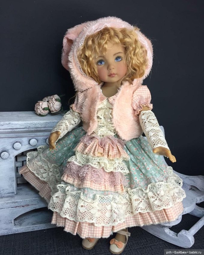 Новый наряд зайки получился очень нежным (фото 2)