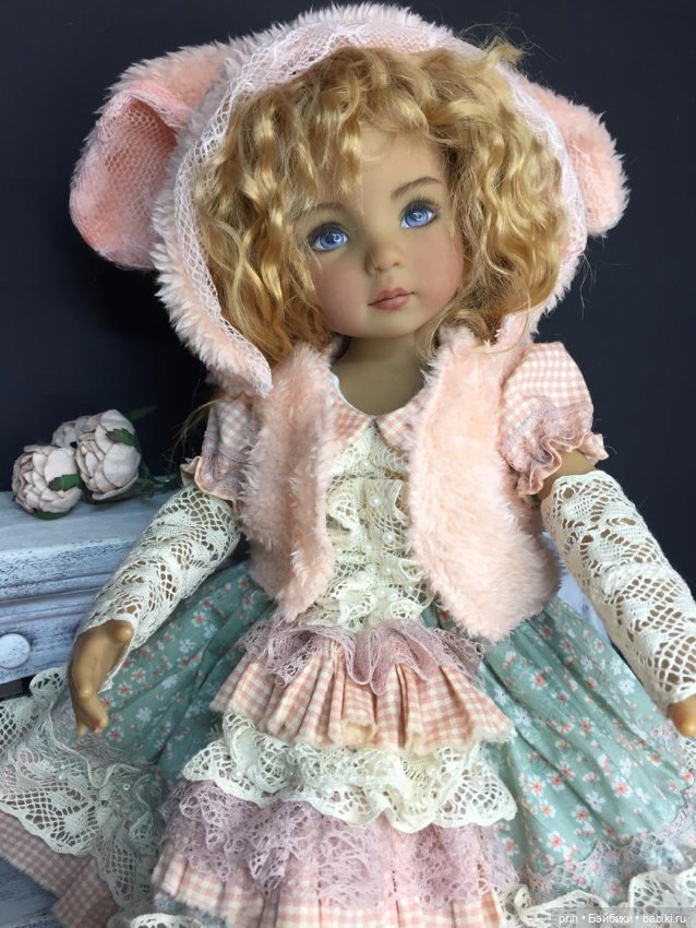 Новый наряд зайки получился очень нежным (фото 4)