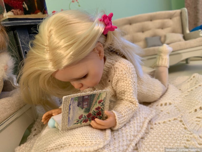 Зимний сон — ООАК Paola Reina (Паола Рейна) и испанских кукол: перерисовка (фото 8)