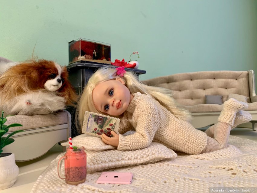 Зимний сон — ООАК Paola Reina (Паола Рейна) и испанских кукол: перерисовка (фото 5)