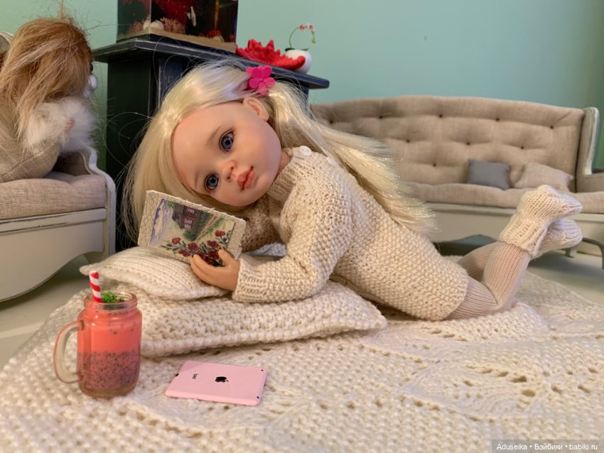 Зимний сон — ООАК Paola Reina (Паола Рейна) и испанских кукол: перерисовка (фото 4)