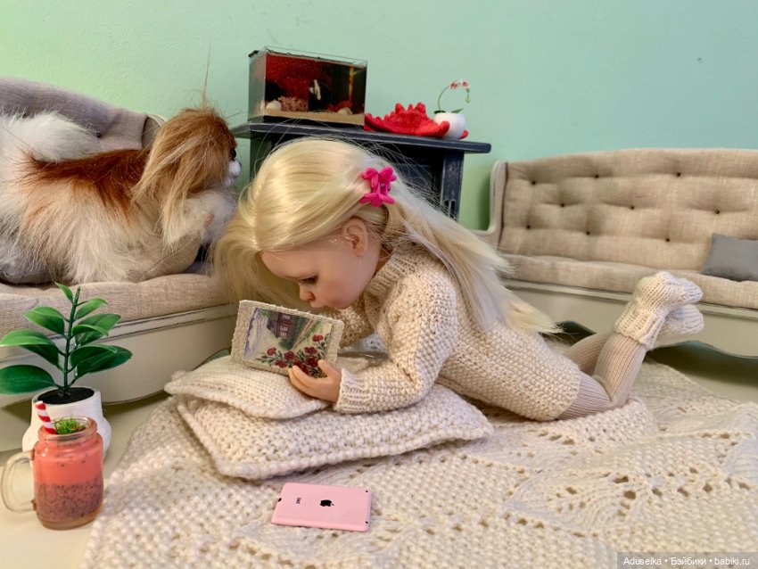 Зимний сон — ООАК Paola Reina (Паола Рейна) и испанских кукол: перерисовка (фото 2)