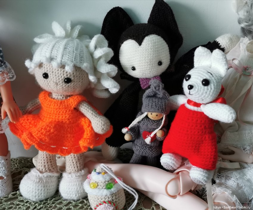 Моя няшная коллекция вязанных игрушек