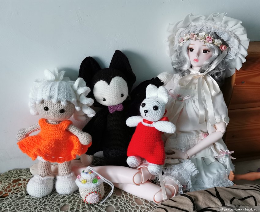 Моя няшная коллекция вязанных игрушек