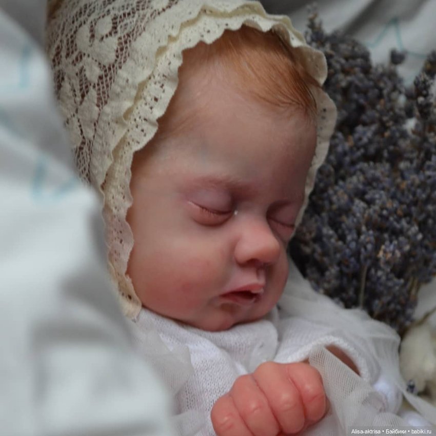 Софи Грейс в процессе рутинга. Кукла реборн Анны Морозовой