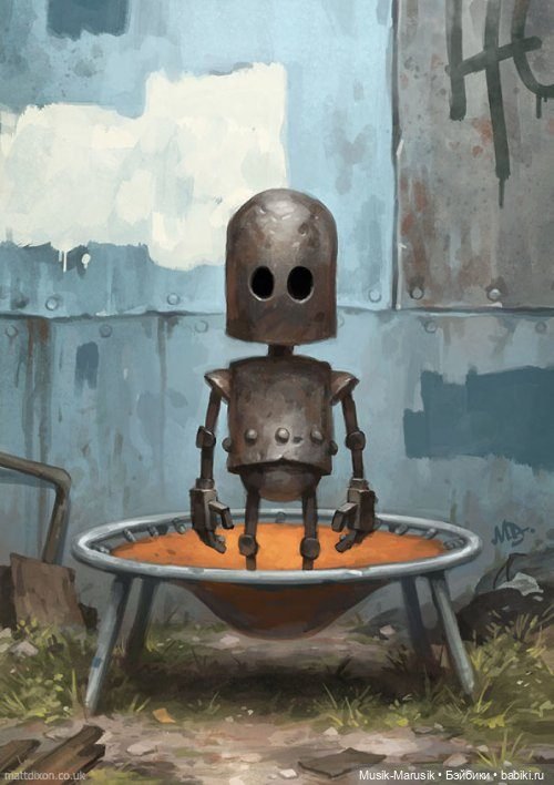 Милые роботы от Мэтта Диксона (фото 10)