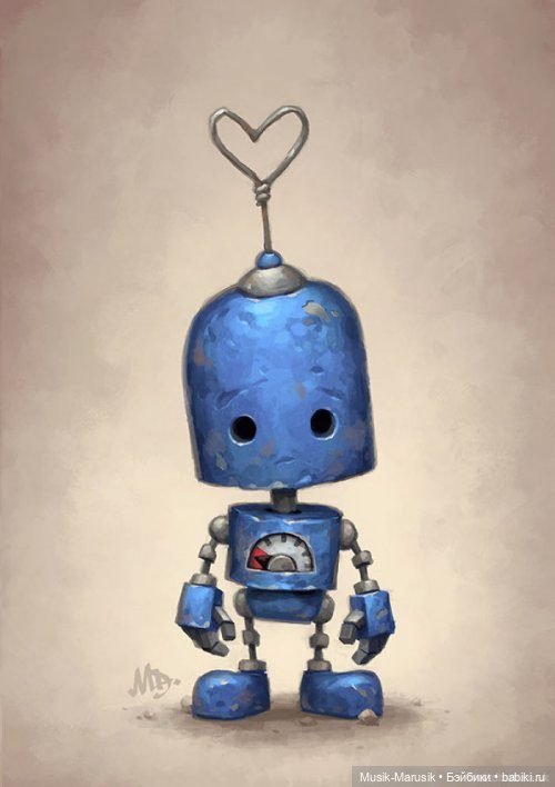 Милые роботы от Мэтта Диксона (фото 8)