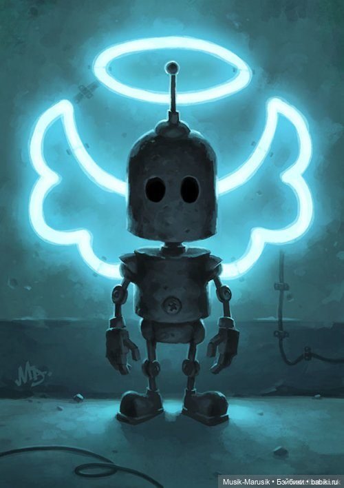 Милые роботы от Мэтта Диксона (фото 9)