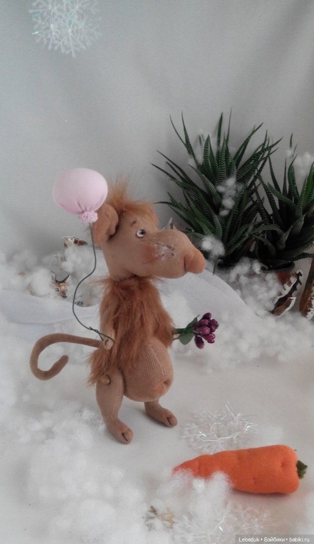 Крысики-Чучундрики - интерьерные текстильные игрушки (фото 8)