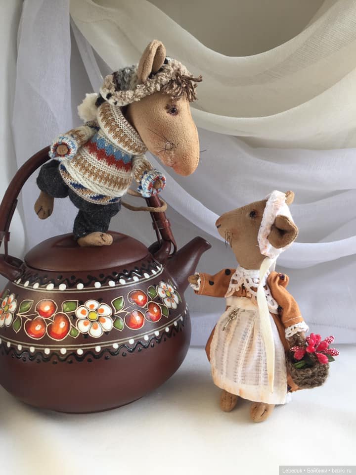 Крысики-Чучундрики - интерьерные текстильные игрушки (фото 3)