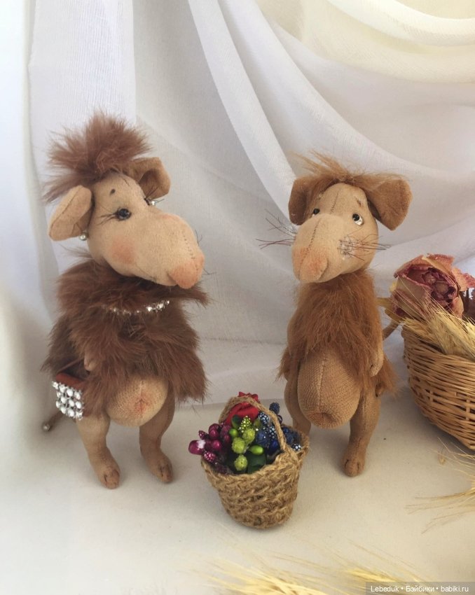 Крысики-Чучундрики - интерьерные текстильные игрушки (фото 7)