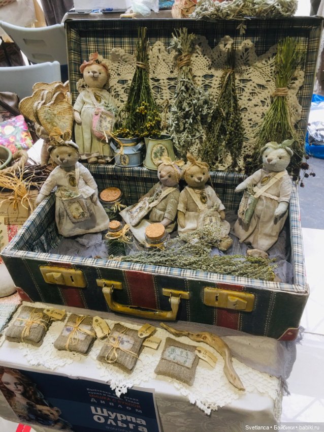 Выставка «Мишка с куклой» г.Екатеринбург ч.1. - Мишки и другие милые звери (фото 10)