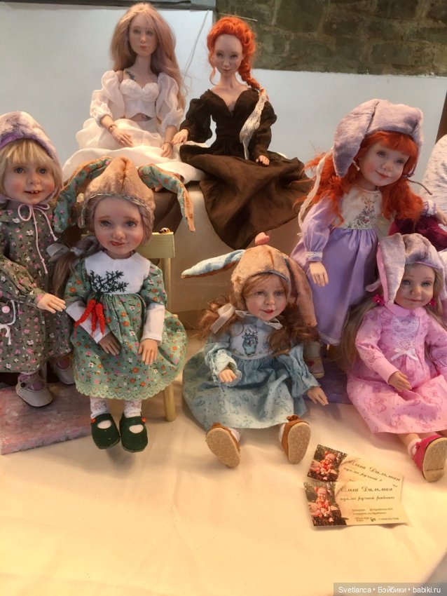 Выставка «Мишка с куклой» г.Екатеринбург ч.2. - Куклы (фото 5)