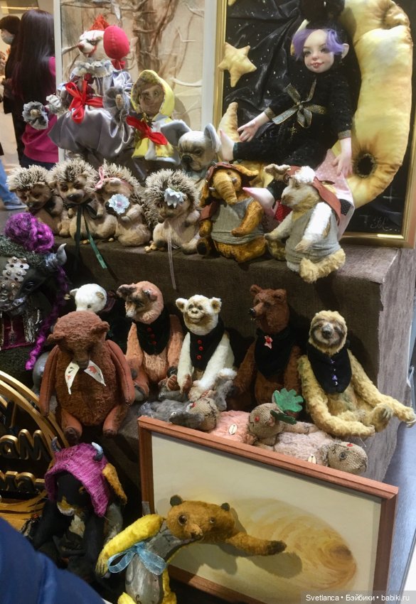 Выставка «Мишка с куклой» г.Екатеринбург ч.1. - Мишки и другие милые звери (фото 5)