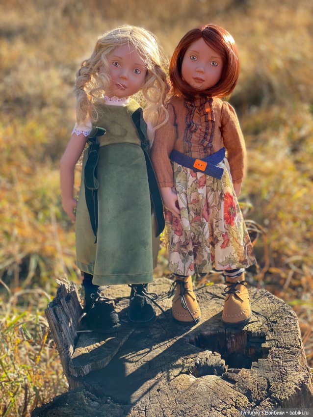 Две сестрички — Игровые куклы Zwergnase (Цвергназе) Junior: Джуниор