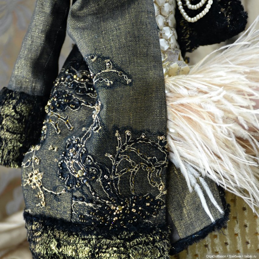 Raccoоn Doll Люси в стиле 20-х (фото 8)