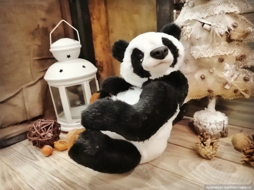 Panda-teddy — Авторские мишки Тедди и друзья: фото (фото 7)