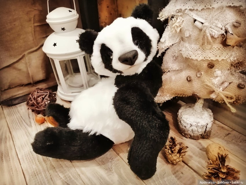 Panda-teddy — Авторские мишки Тедди и друзья: фото