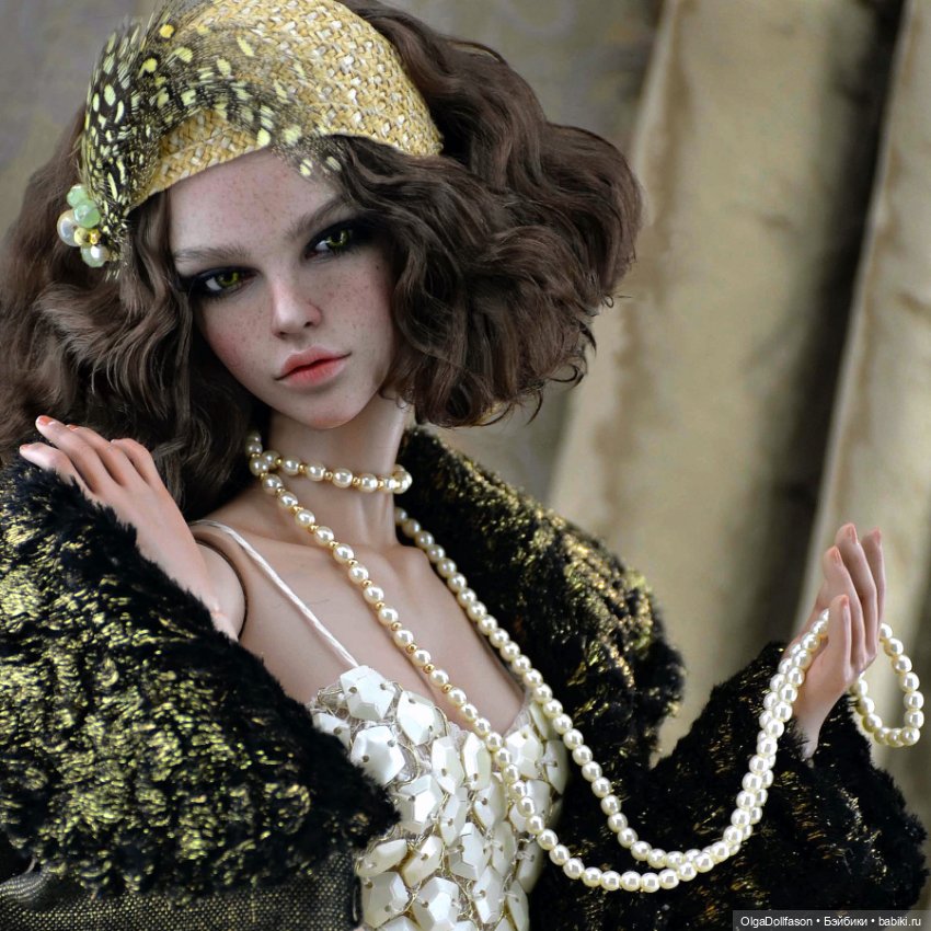 Raccoоn Doll Люси в стиле 20-х (фото 3)