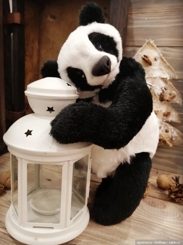 Panda-teddy — Авторские мишки Тедди и друзья: фото (фото 3)
