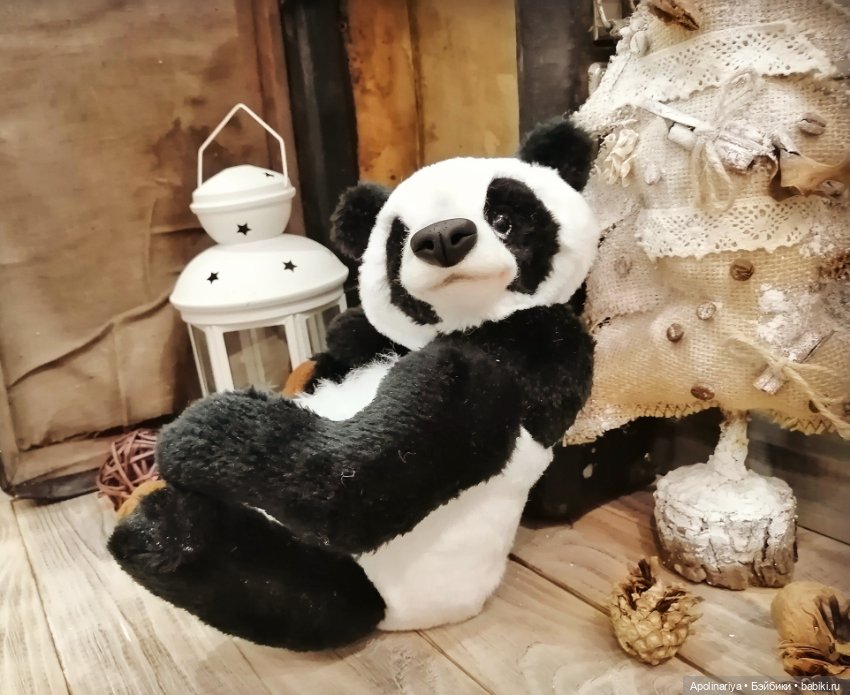 Panda-teddy — Авторские мишки Тедди и друзья: фото (фото 6)