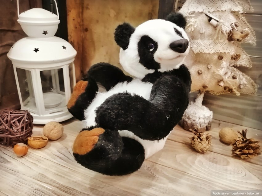 Panda-teddy — Авторские мишки Тедди и друзья: фото (фото 8)