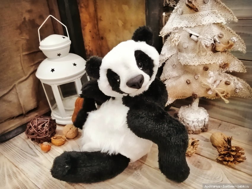 Panda-teddy — Авторские мишки Тедди и друзья: фото (фото 10)