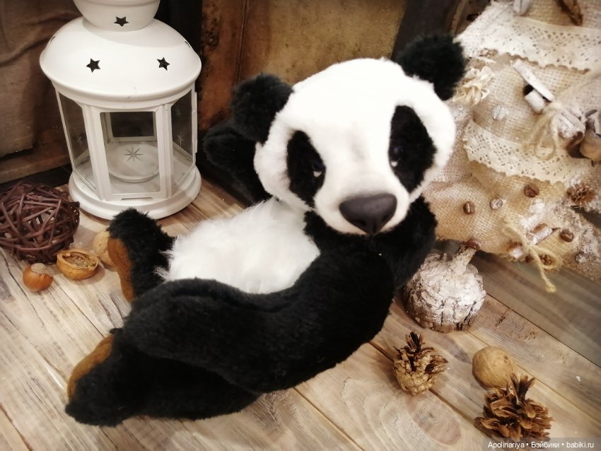 Panda-teddy — Авторские мишки Тедди и друзья: фото (фото 5)