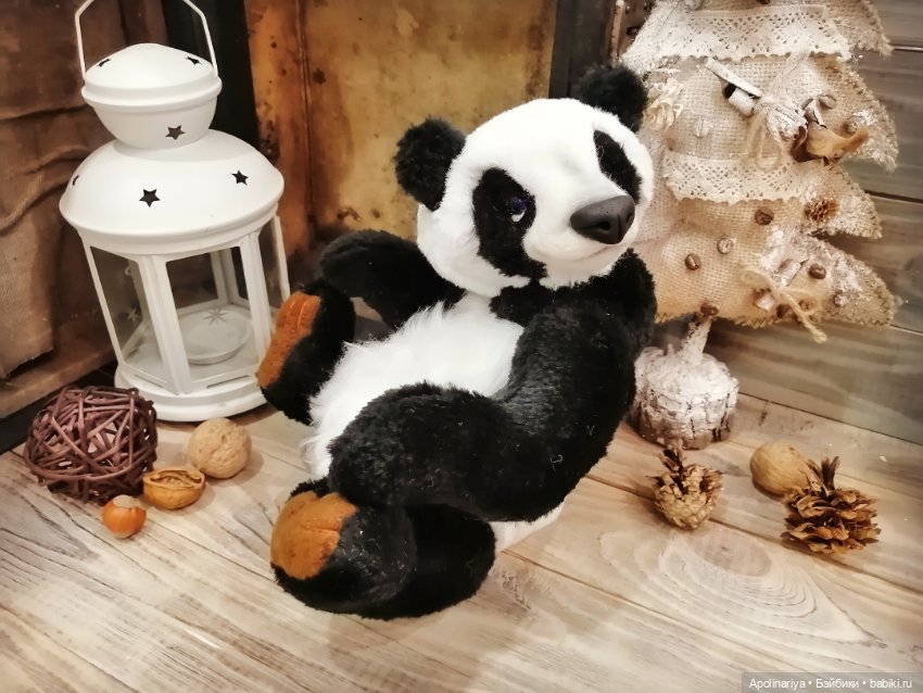 Panda-teddy — Авторские мишки Тедди и друзья: фото (фото 9)