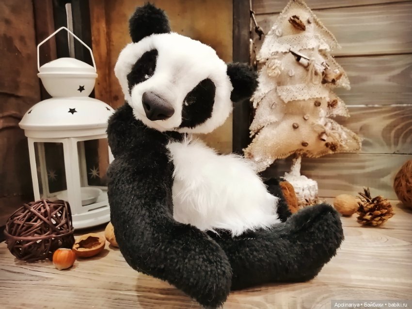 Panda-teddy — Авторские мишки Тедди и друзья: фото