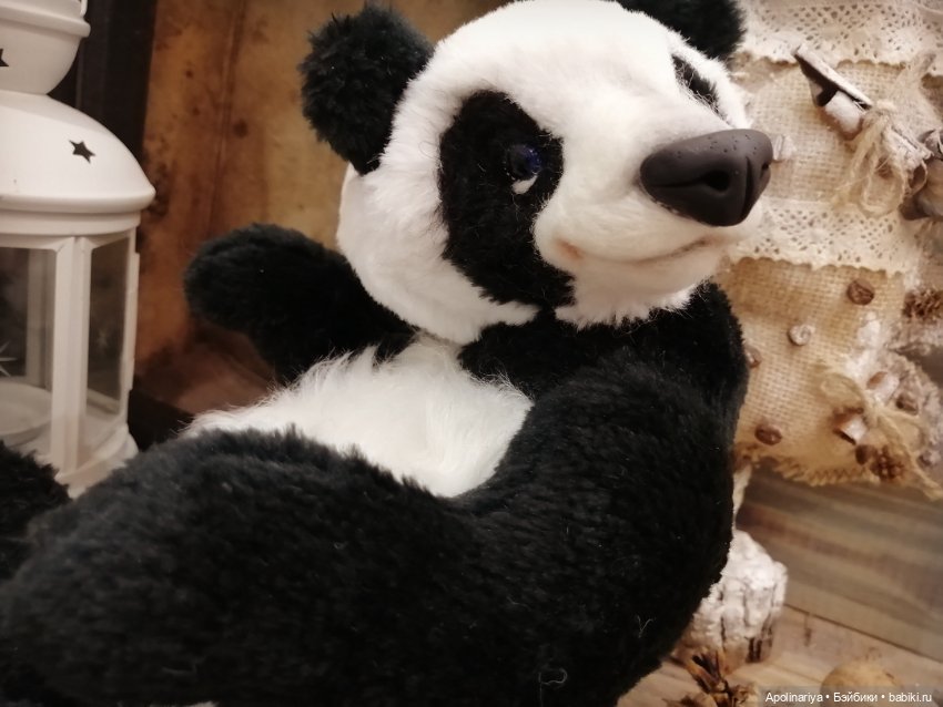 Panda-teddy — Авторские мишки Тедди и друзья: фото (фото 4)