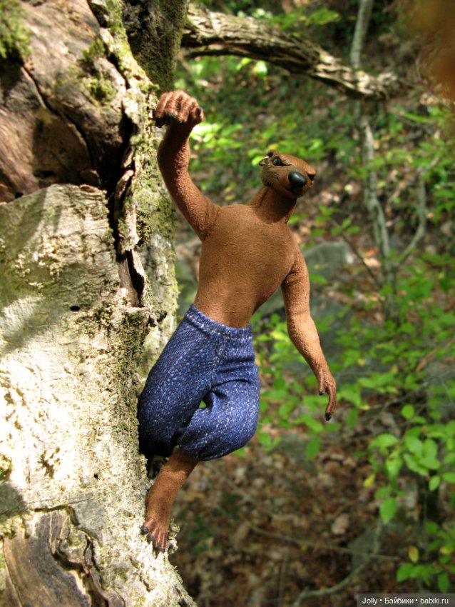 Маленький и пушистый — Лепка авторских кукол: полимерная глина (фото 6)