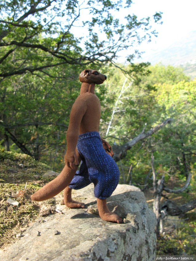 Маленький и пушистый — Лепка авторских кукол: полимерная глина (фото 8)