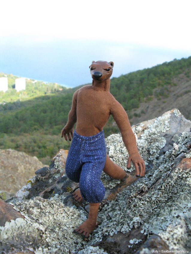 Маленький и пушистый — Лепка авторских кукол: полимерная глина (фото 9)