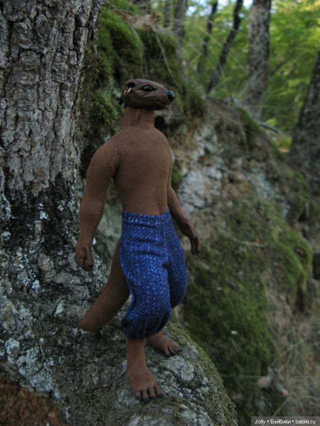 Маленький и пушистый — Лепка авторских кукол: полимерная глина (фото 7)