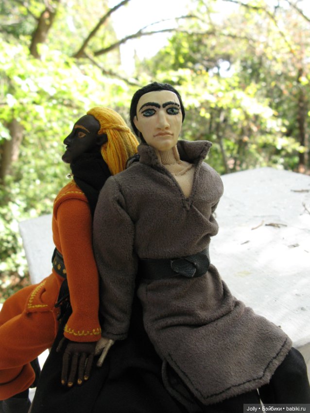 Учитель и ученик — Авторские куклы ручной работы: текстильные