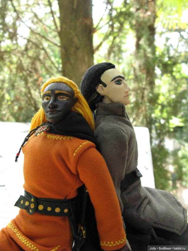 Учитель и ученик — Авторские куклы ручной работы: текстильные