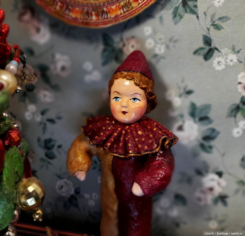 Новые ватные игрушки. "Милое ретро" (фото 4)