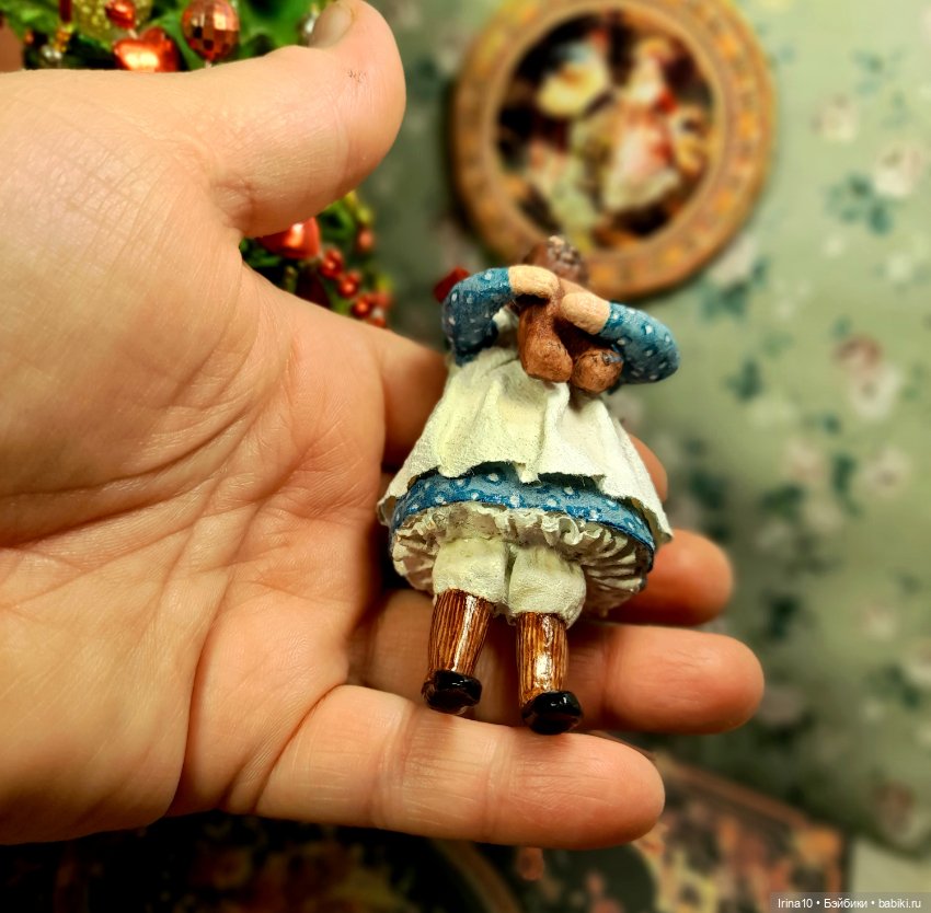 Новые ватные игрушки. "Милое ретро" (фото 9)