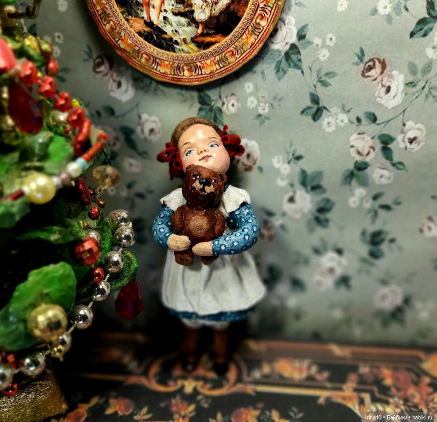 Новые ватные игрушки. "Милое ретро" (фото 5)