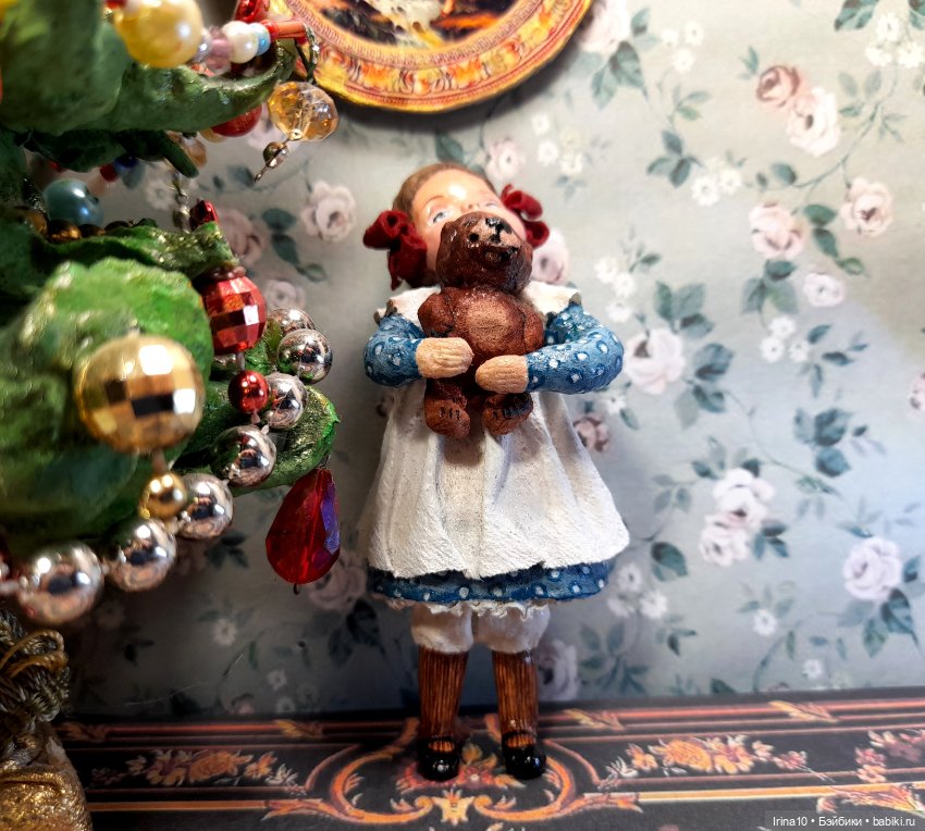 Новые ватные игрушки. "Милое ретро" (фото 7)