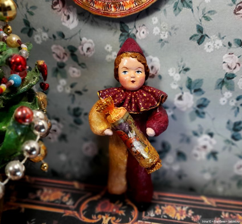 Новые ватные игрушки. "Милое ретро" (фото 3)